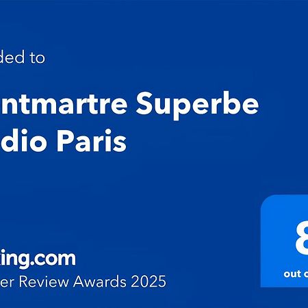 Montmartre Superbe Studio Paris Free Netflix Esterno foto